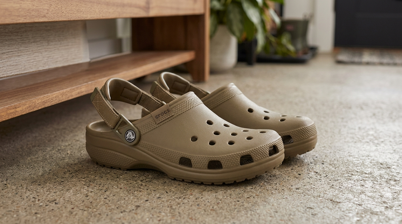 Crocs Unisex Adult Classic Crafted Clog – Comfortable Slip-On Casual Shoes